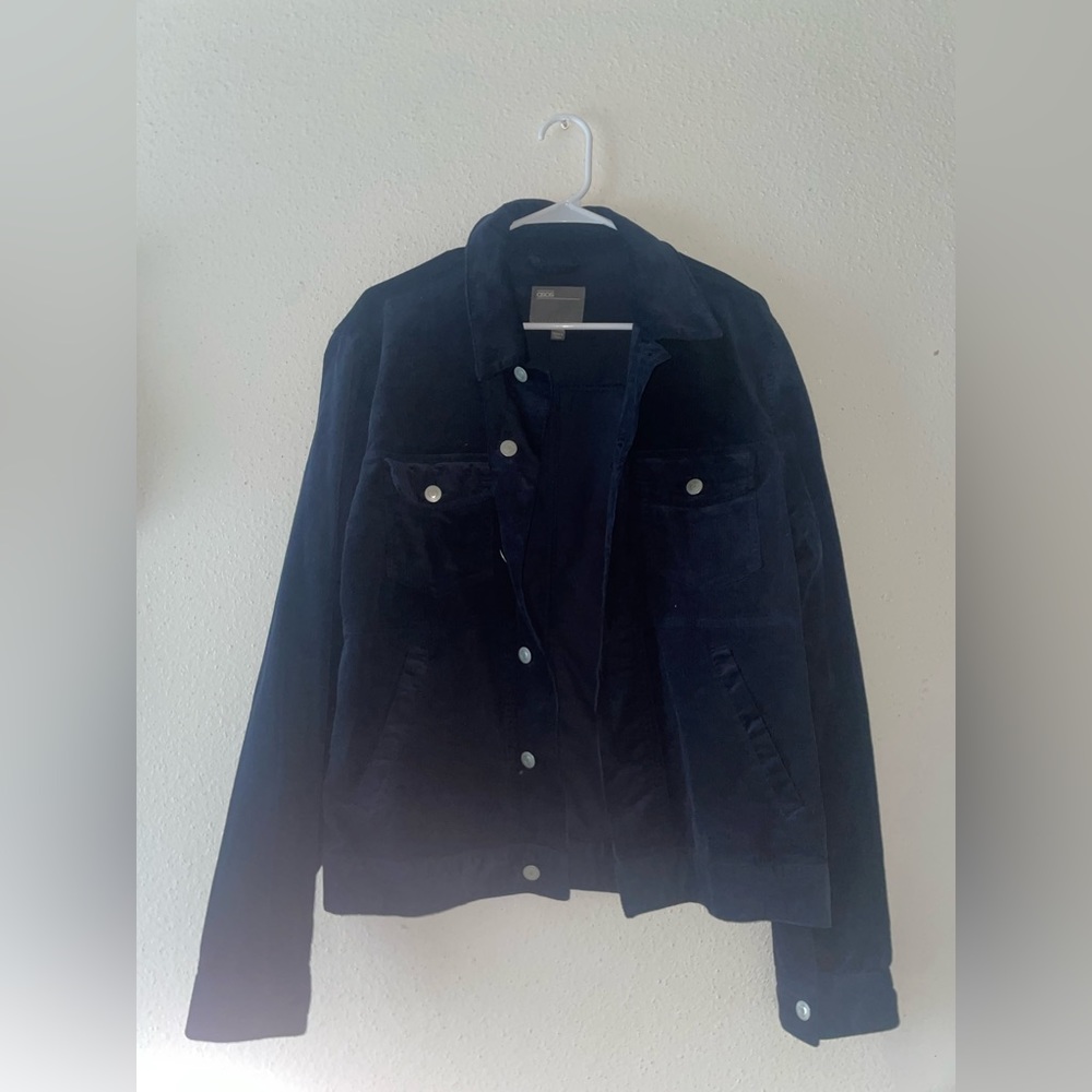 Asos corduroy blue jacket